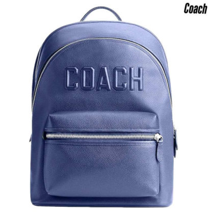 COACH Men’s Charter Backpack Graphic | Deep Blue color | One Size