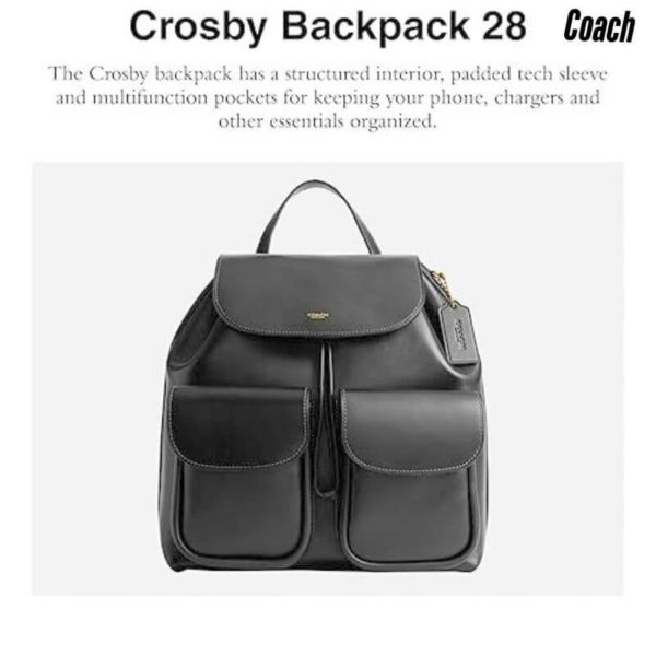 COACH Women's Crosby Backpack 28