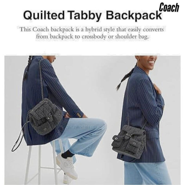 Coach Women's Quilted Tabby Backpack