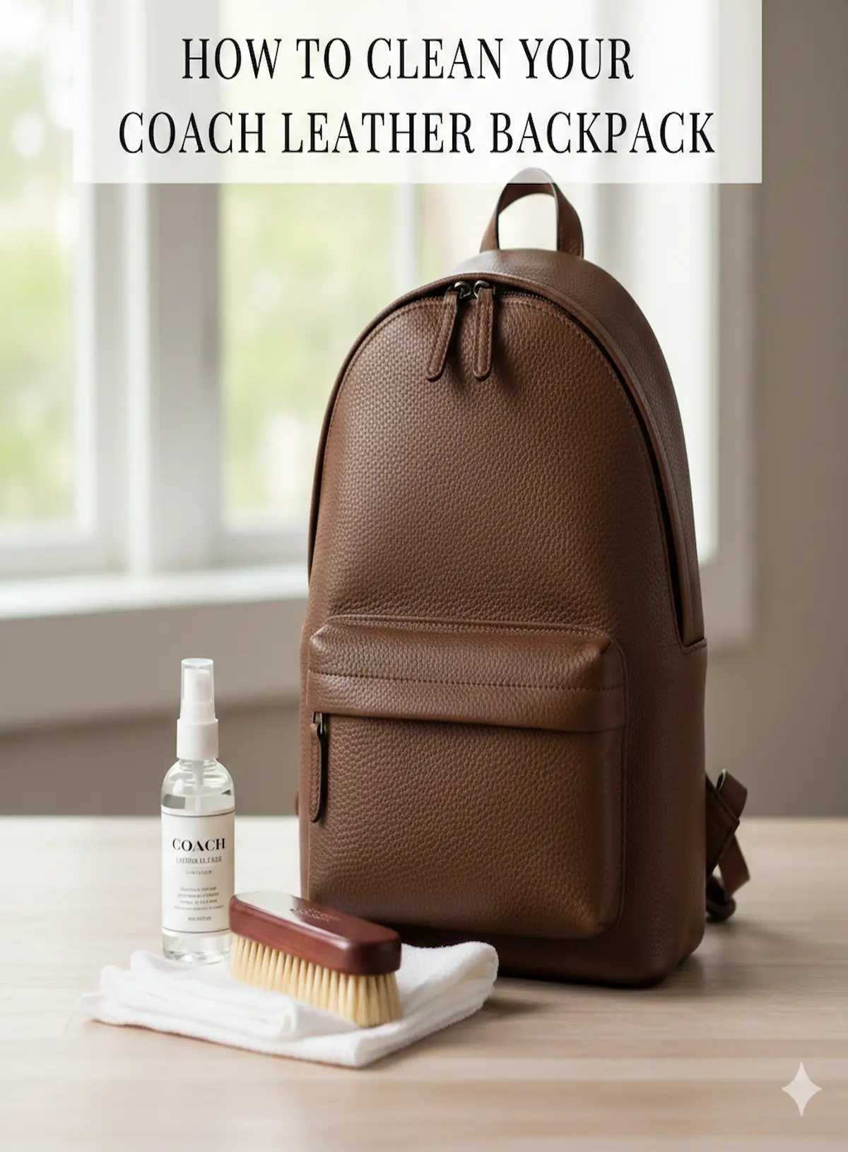 How to Clean Your Coach Leather Backpack at Home?